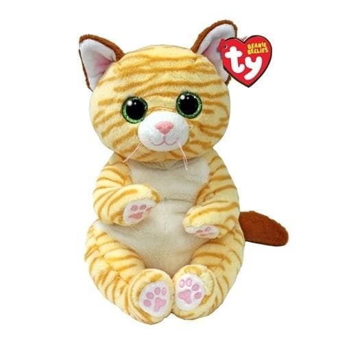 Beanie Bellies Mango - żółty kot pluszowy 24 cm