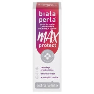 Biała pasta do zębów Perpas Max Protect 75 ml
