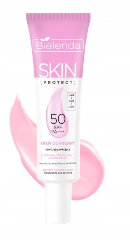 Bielenda Skin Protect SPF50 Krem ochronny nawilżająco-kojący 40 ml