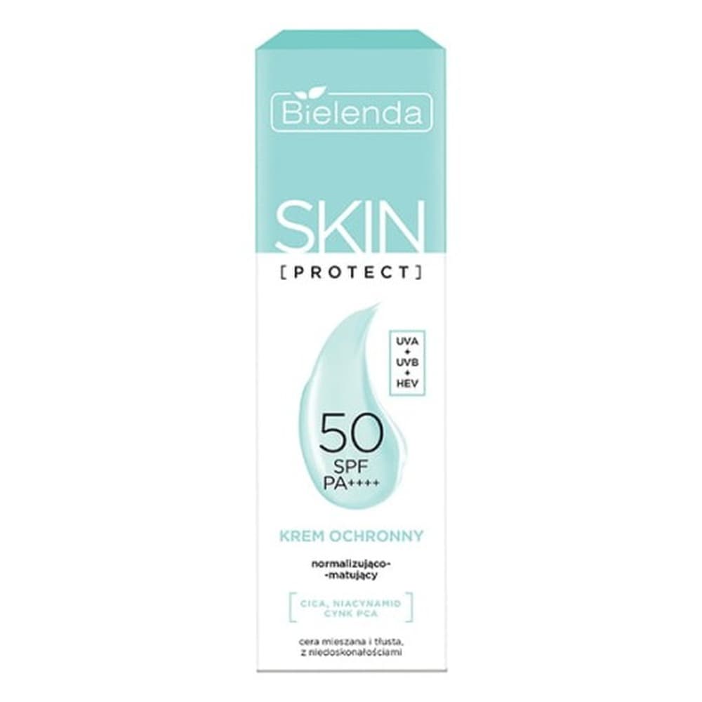 Bielenda Skin Protect SPF50 Krem ochronny normalizująco-matujący 40 ml