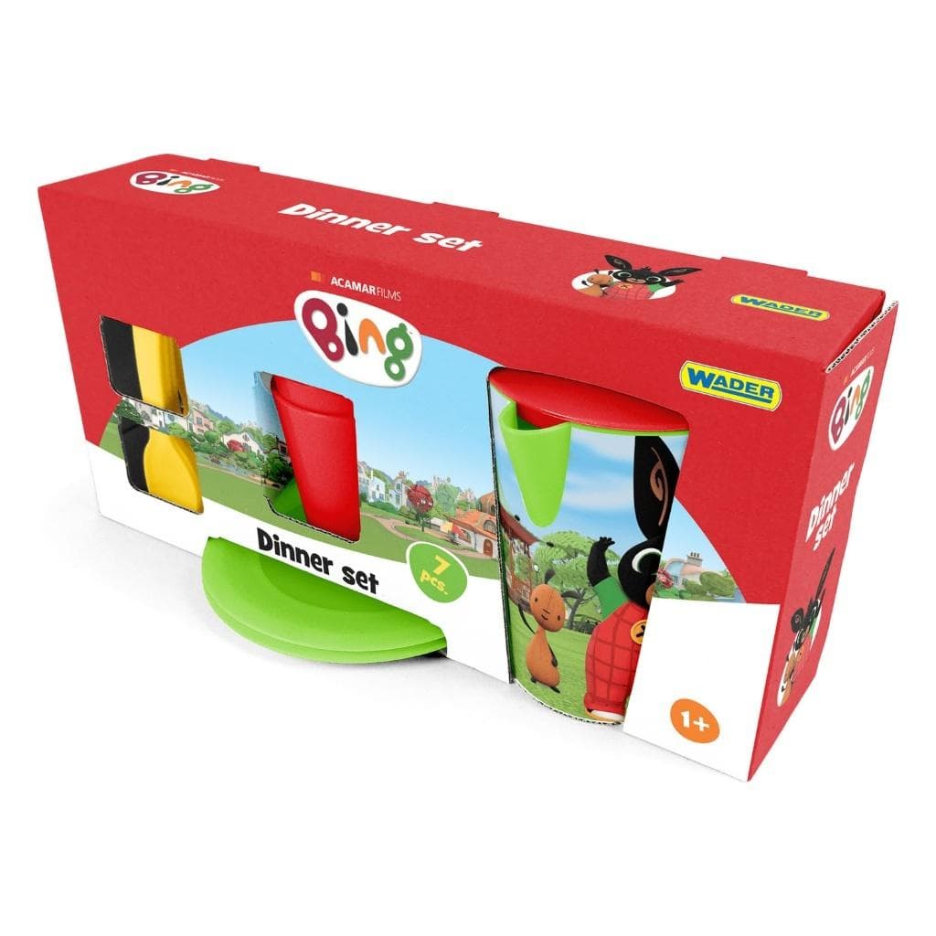 Zestaw naczyń obiadowych Bing dla dzieci 11 elementów