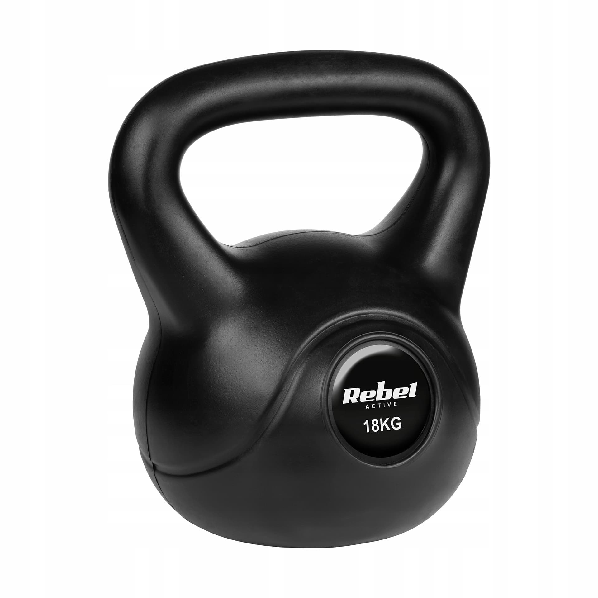 Bitumiczny kettlebell Rebel Active 12 kg szary
