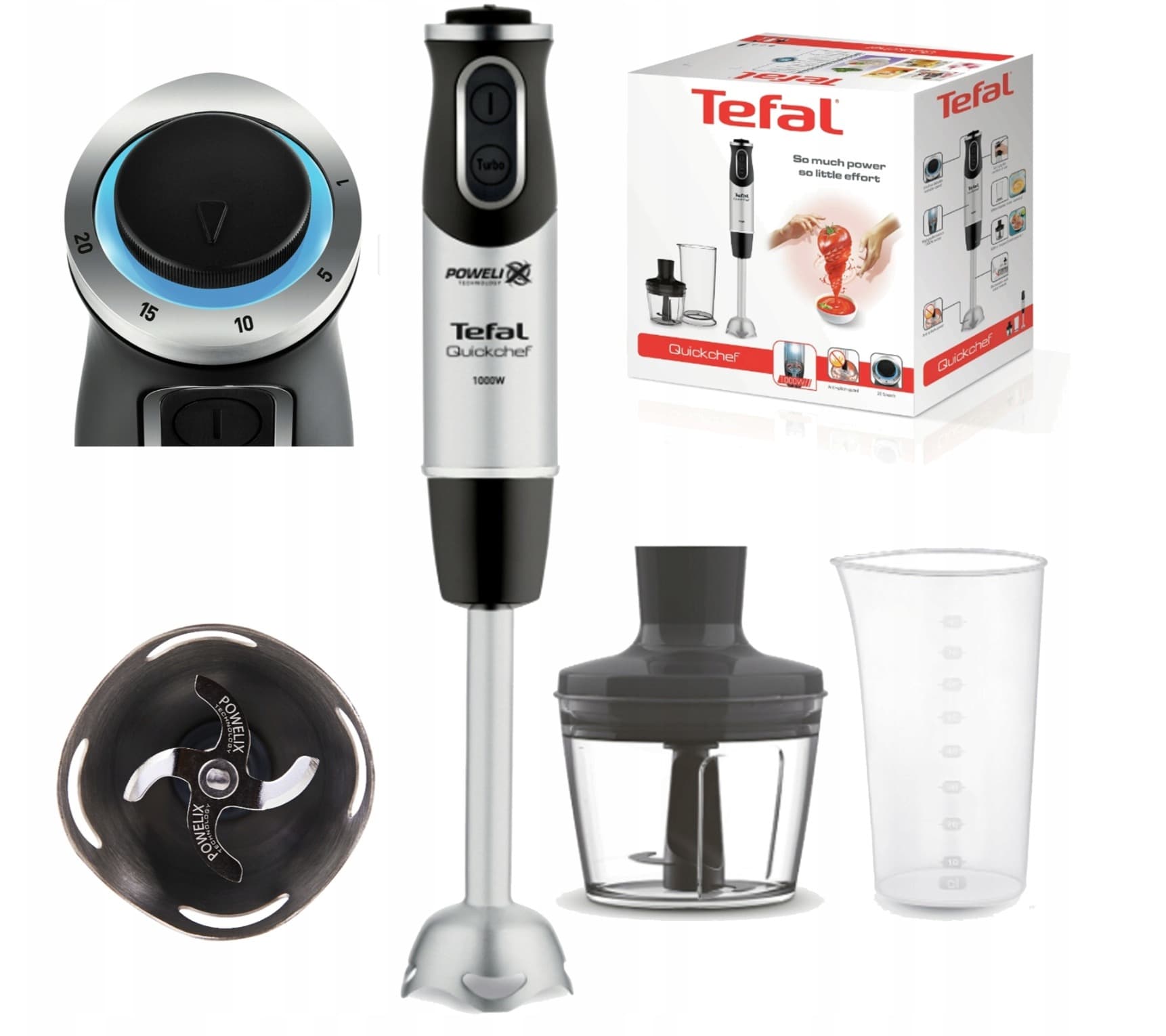 Blender ręczny Quickchef+ HB673B30 TE