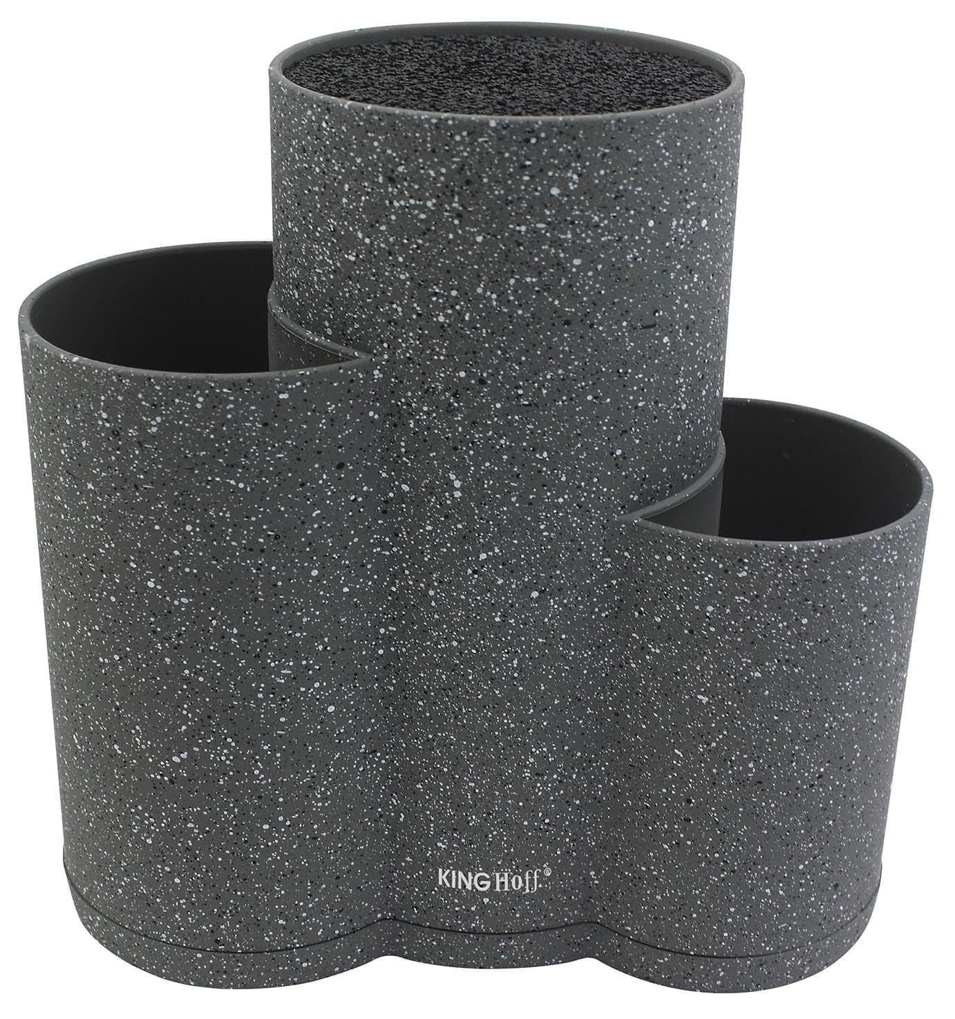 Blok na noże 3 w 1 marmurkowy