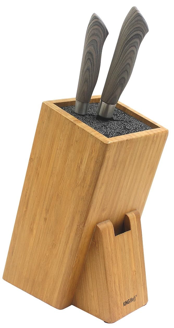 Blok na noże bambusowy 10,5 x 10,5 x 25 cm