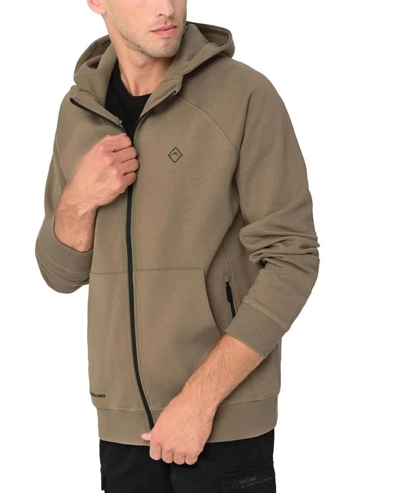 Bluza męska z kapturem beżowa rozmiar L