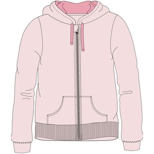 Bluza z kapturem Basic rozmiar S różowa