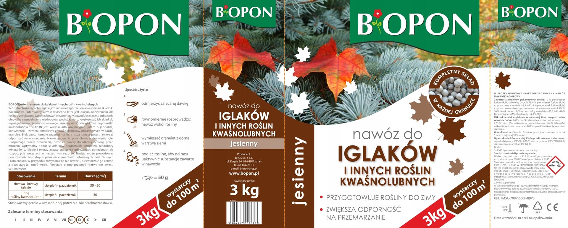 Bopon Nawóz Jesienny do Iglaków