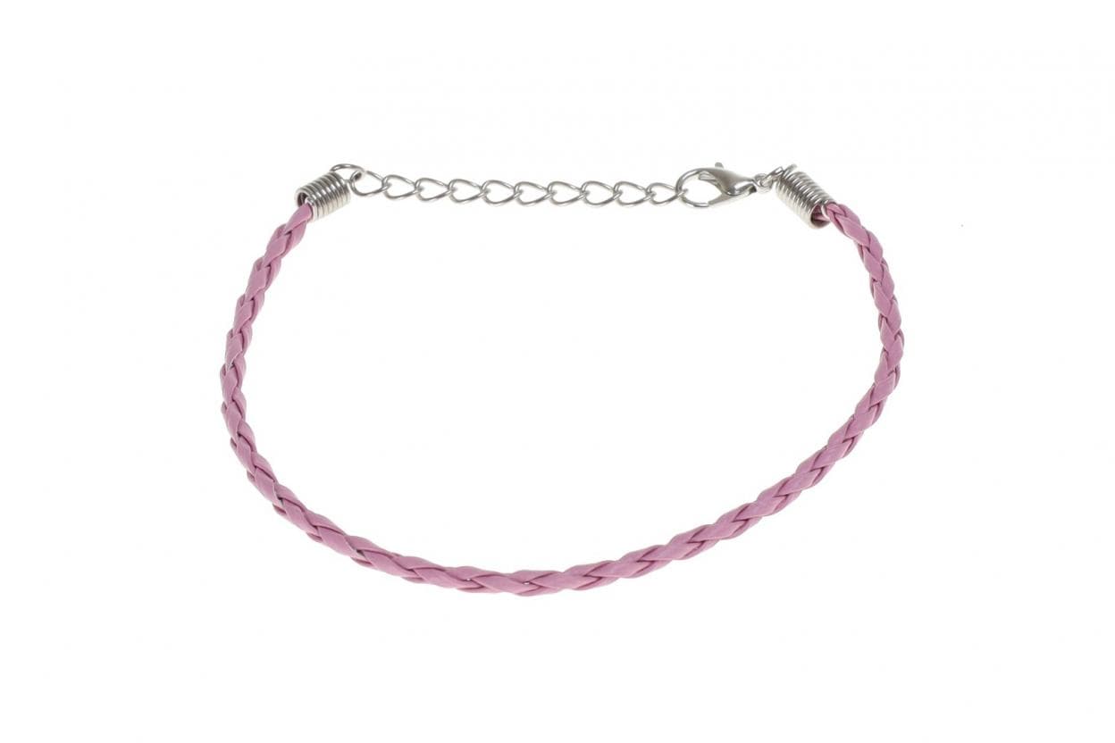 Różowa bransoletka damska elegancka biżuteria