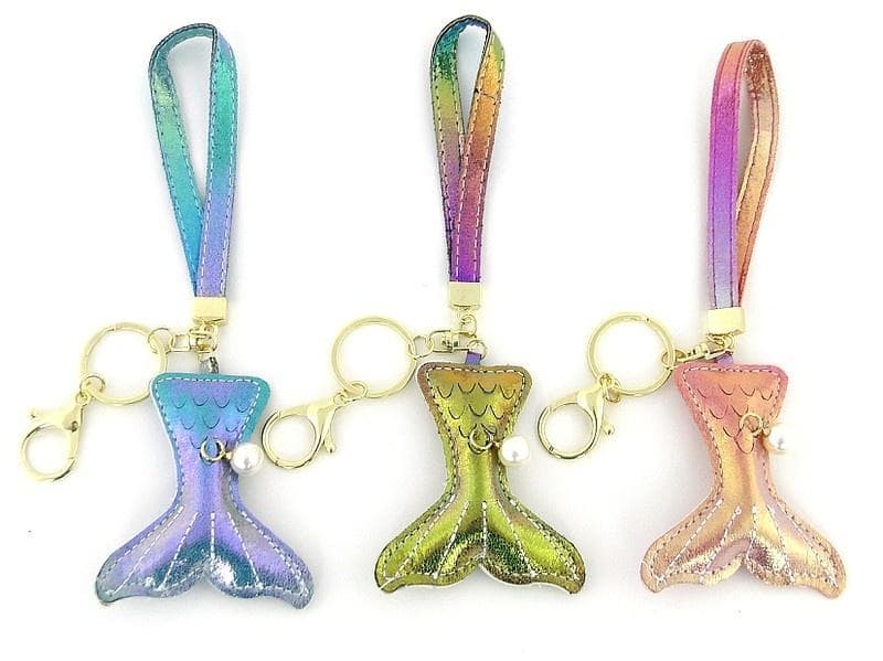 Błyszczący brelok ogon syrenki MIX kolorów