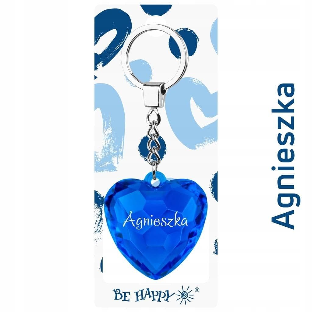 Brelok Serce - idealny dodatek do kluczy, plecaka lub torebki