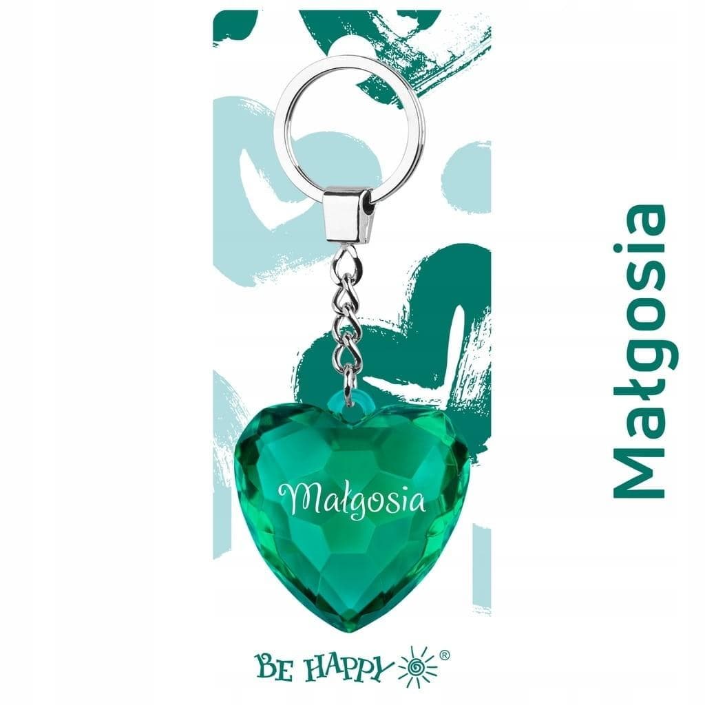 Brelok Serce Małgosia - idealny upominek dla każdej kobiety