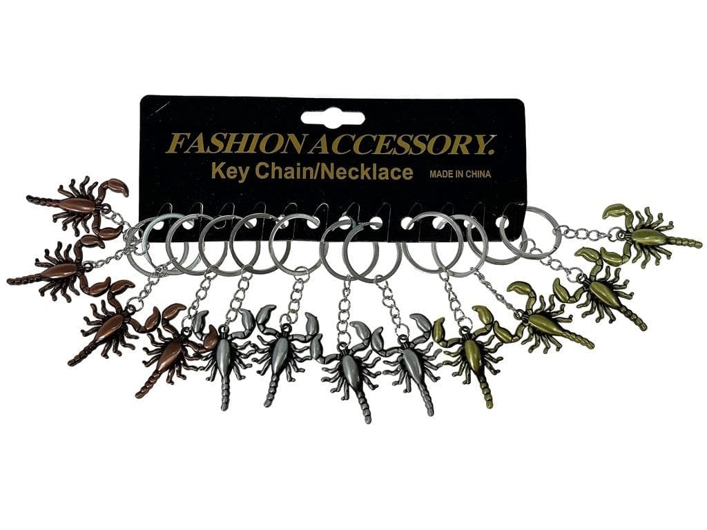 Breloki skorpiony zestaw 12 sztuk