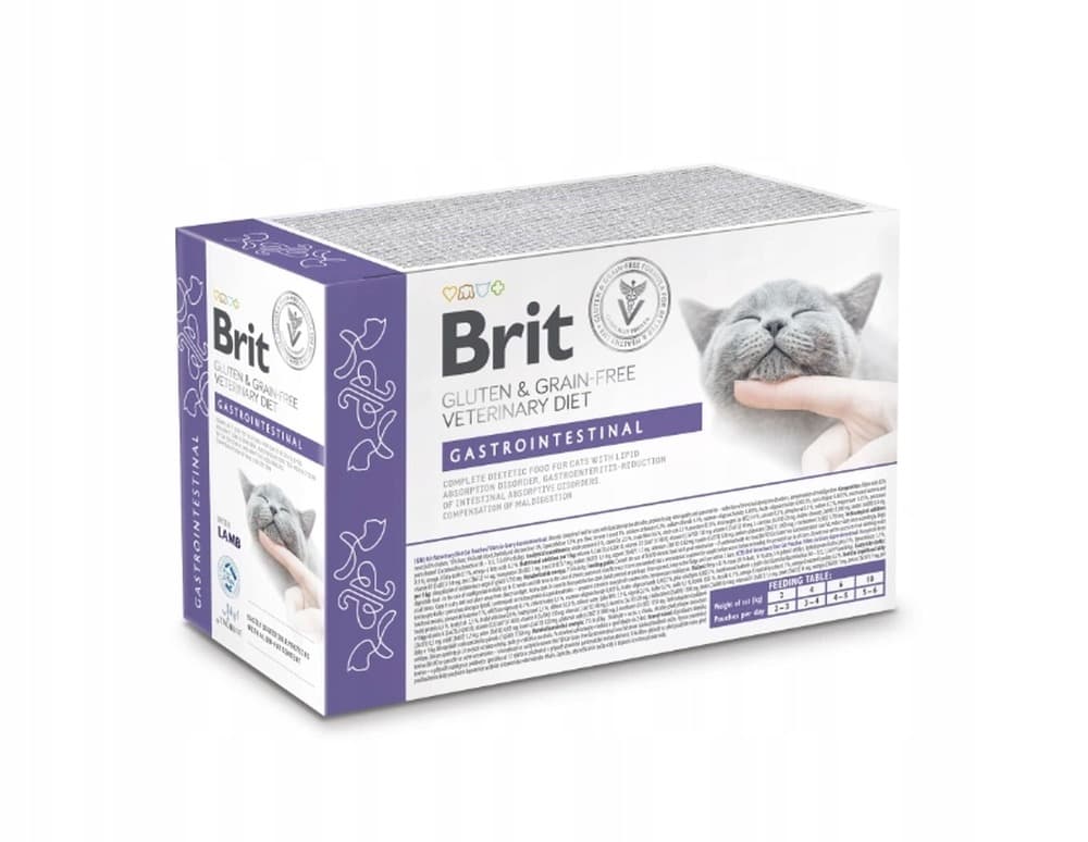 Brit VD Cat Pouch Filety w Sosie Gastrointestinal 12 x 85 g