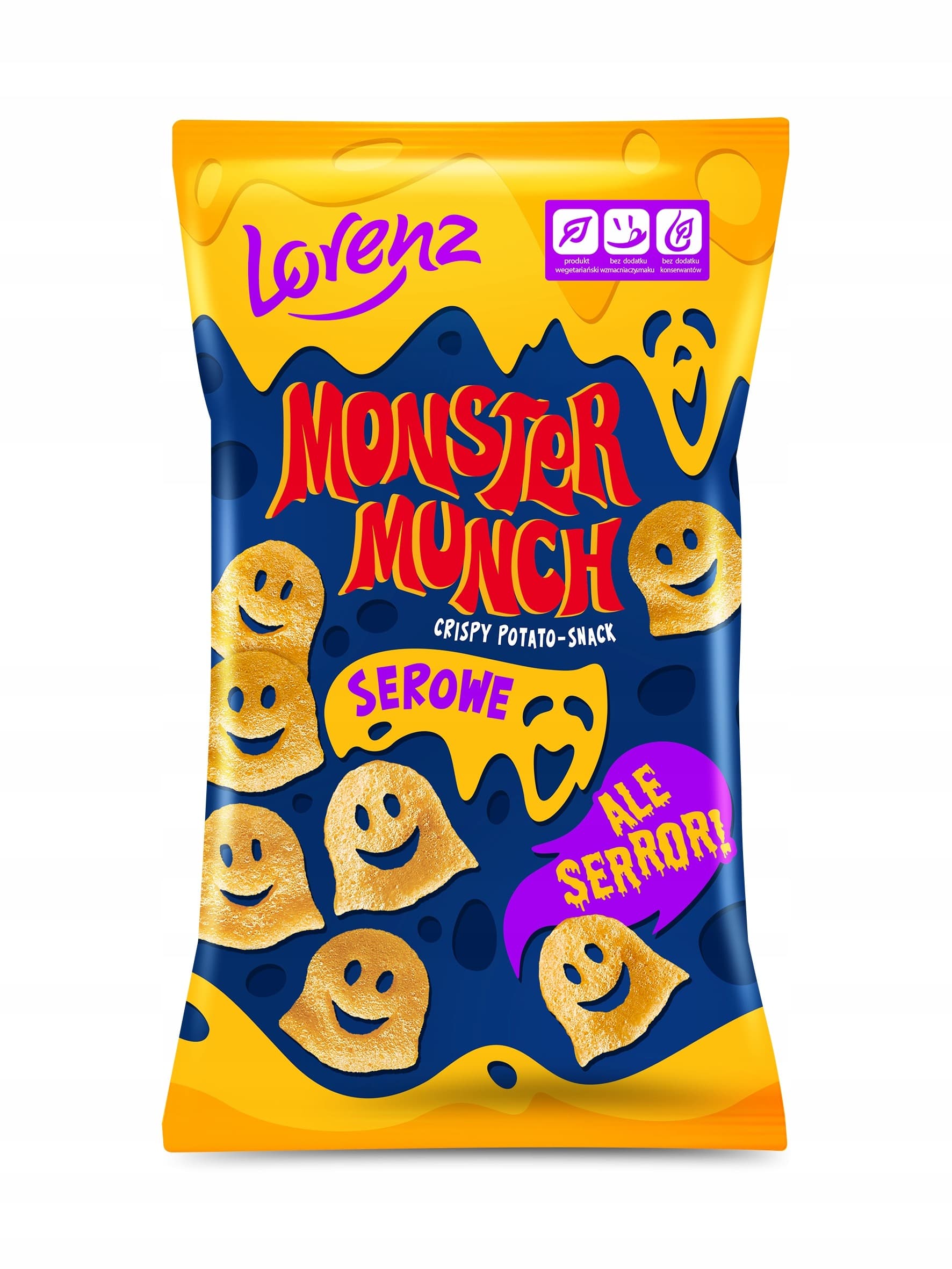 Chrupki ziemniaczane Monster Munch o smaku sera 100g