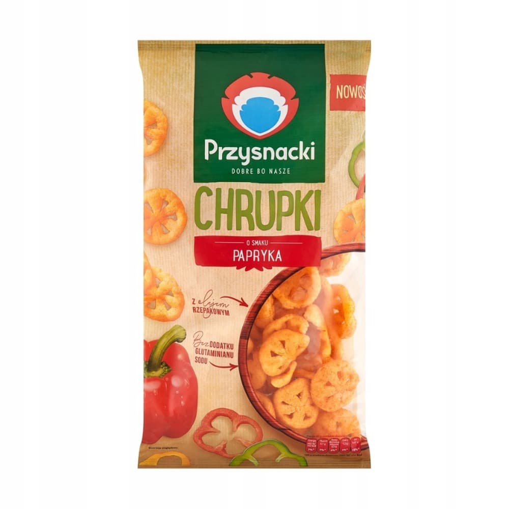 Chrupki ziemniaczane Przysnack o smaku papryki 120 g