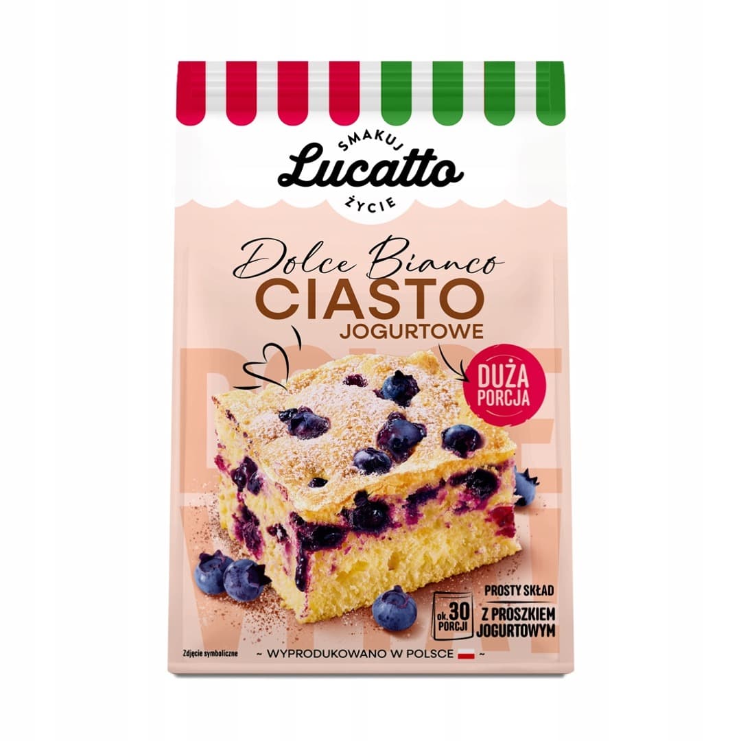 Ciasto jogurtowe XXL, idealne na każdą okazję, 640g