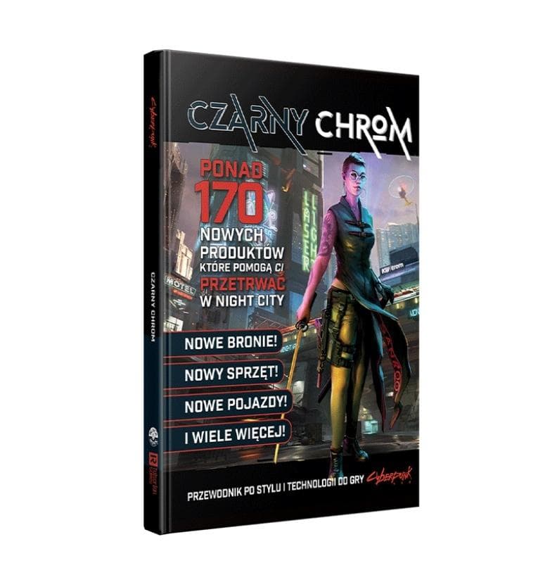 Cyberpunk RED: Czarny Chrom - przewodnik po stylu i technologii