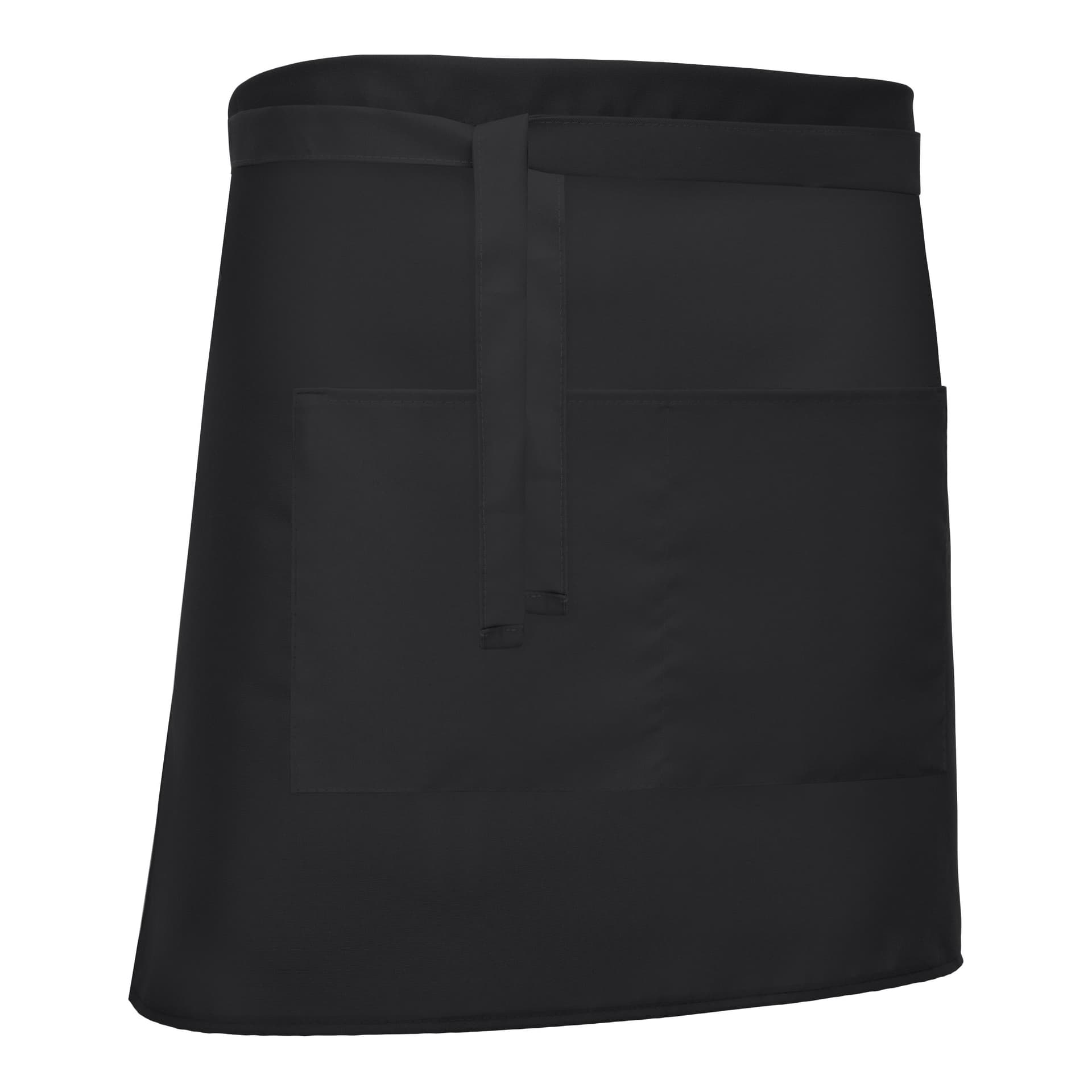 Czarna zapaska kuchenna uniwersalna do gotowania