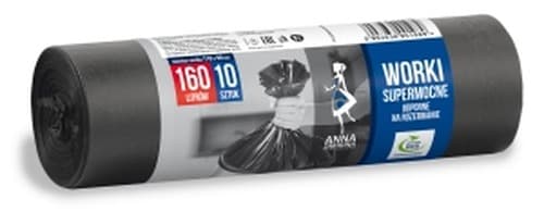 Woreczki zapachowe do odkurzacza 160L czarne 10 sztuk