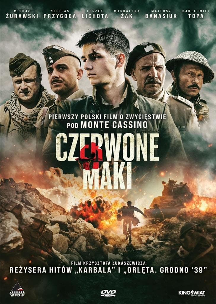 Czerwone Maki film DVD dramat wojenny historyczny