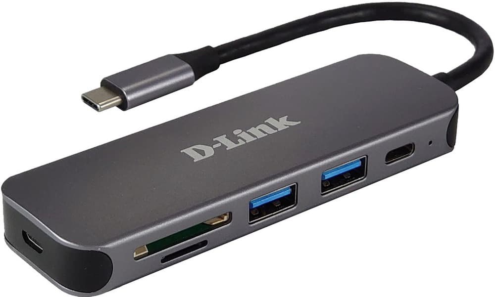 D-Link DUB-2325 szara stacja dokująca USB Type-C
