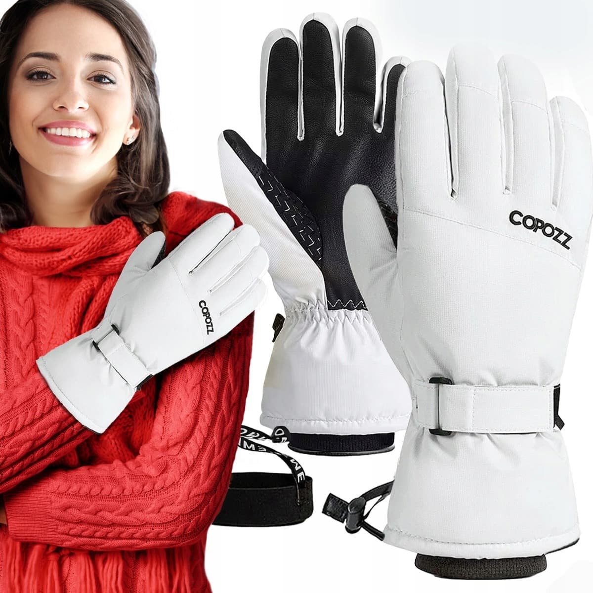 Damskie rękawice ocieplane zapewniające komfort i ciepło