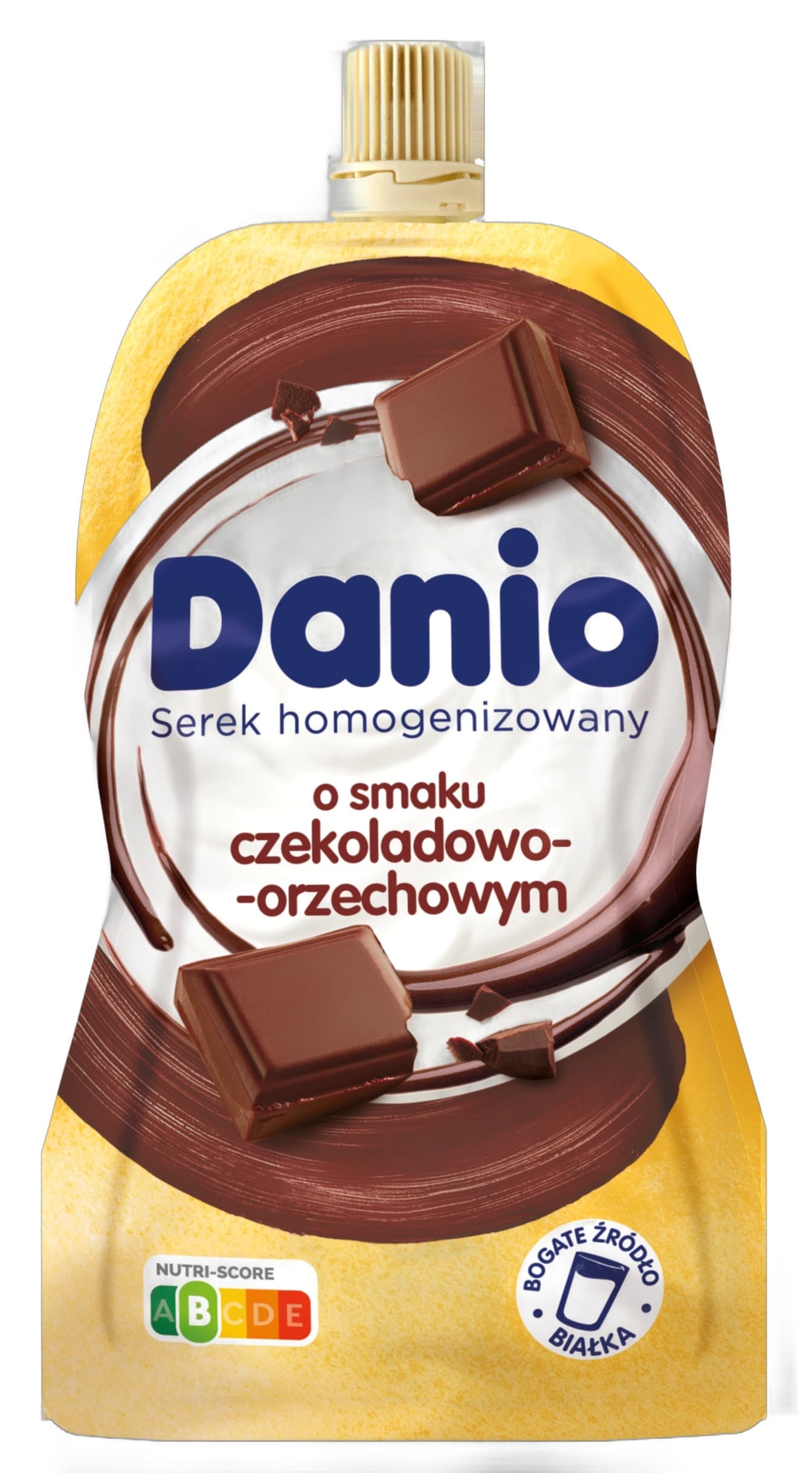 Danio Serek homogenizowany czekoladowo-orzechowy 120 g