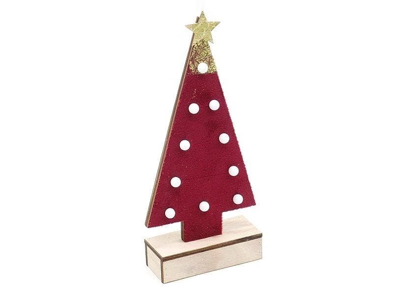 Dekoracyjna choinka świąteczna z oświetleniem LED 27 x 12 cm