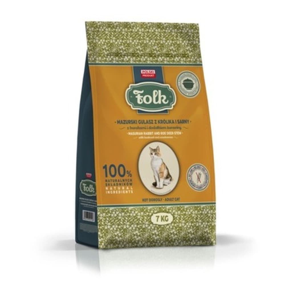 Delikatny posiłek dla malucha z królikiem i jagnięciną Folk 7 kg