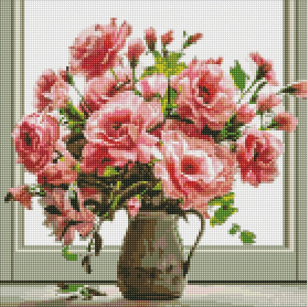 Mozaika diamentowa Ideyka - Bukiet Aromatów 40x40 cm