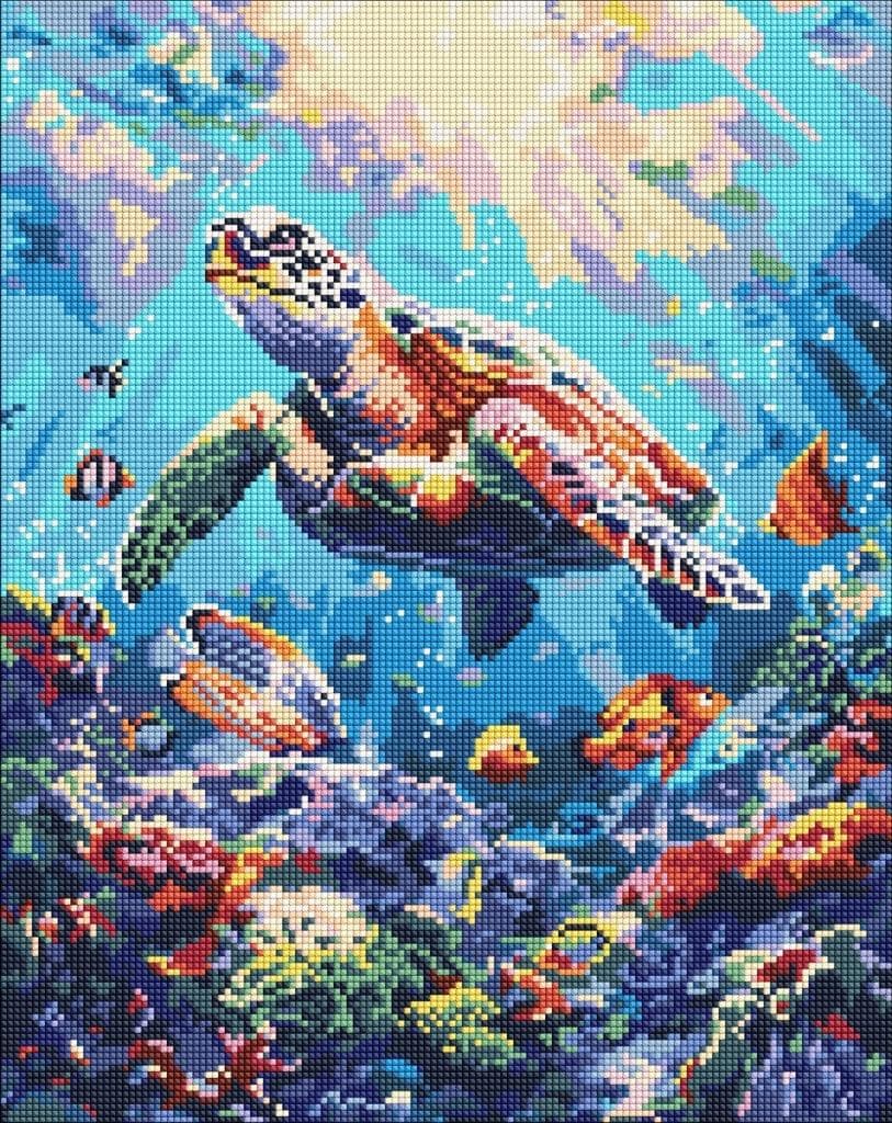 Mozaika diamentowa Morski spokój 40 x 50 cm