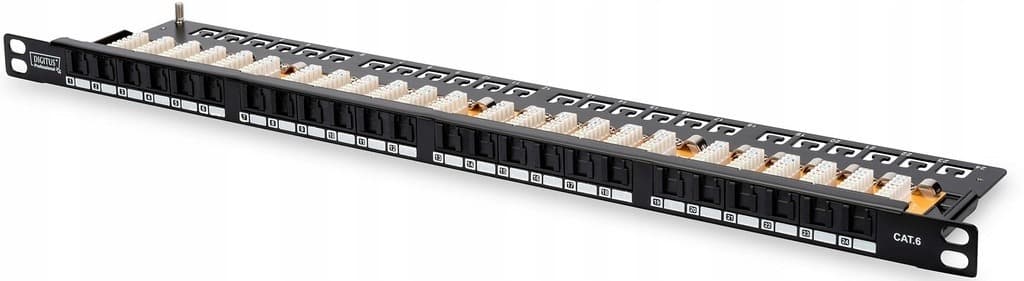 Digitus Panel krosowy 24x RJ45 kat.6 nieekranowany 0.5U