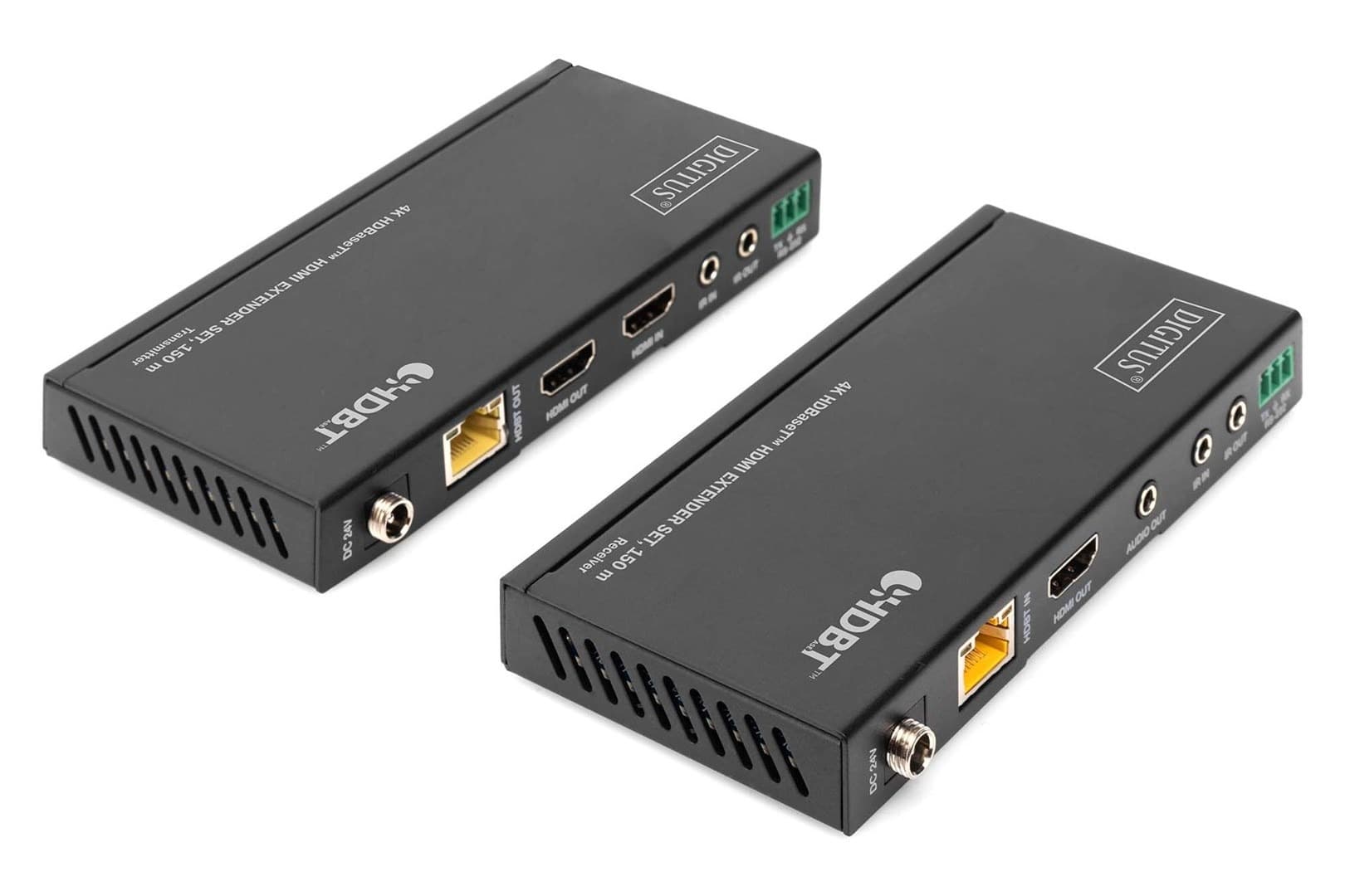 Digitus Przedłużacz HDMI 4K HDBaseT Zasięg do 150 m
