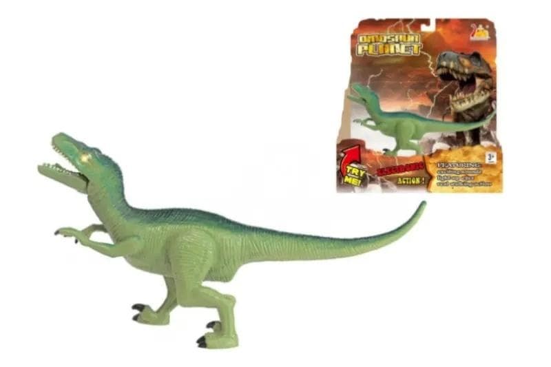 Figurka dinozaura Velociraptor z efektami świetlnymi i dźwiękowymi