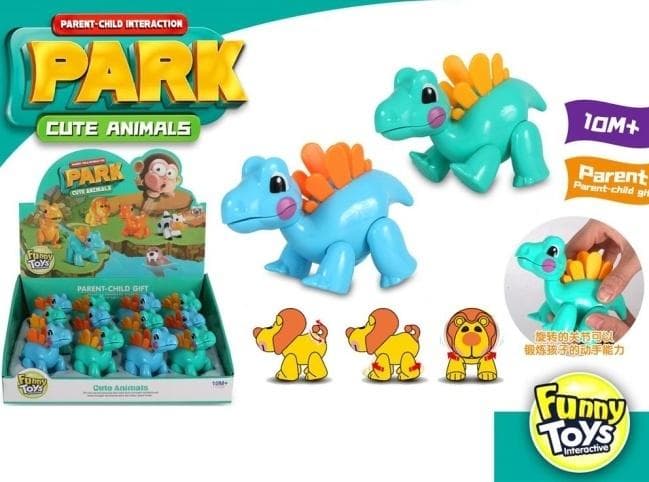 Interaktywny dinozaur Funny Toys Park Cute Animals MIX