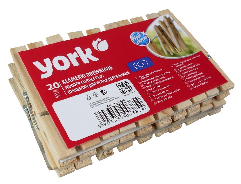 Drewniane klamerki do bielizny