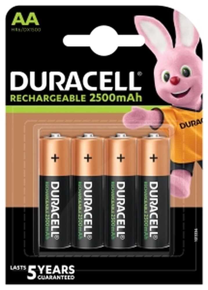 Duracell Akumulatorki AA 2500 mAh (4 sztuki)