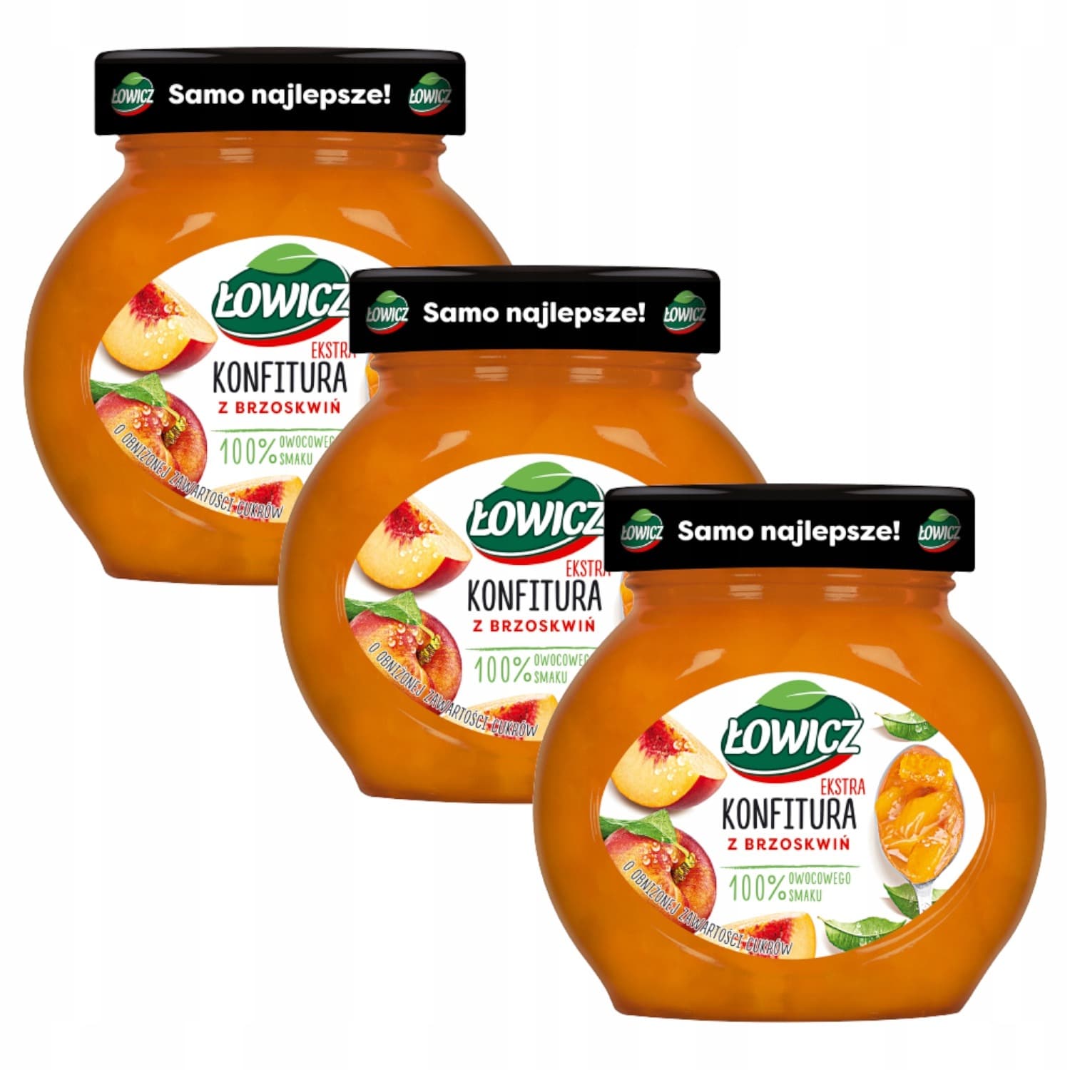 Dżem brzoskwiniowy Łowicz o smaku dojrzałych brzoskwiń 3,5 kg