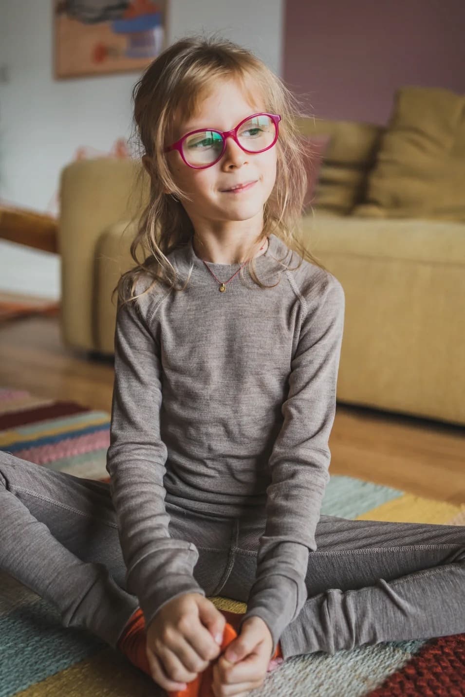 Dziecięca bielizna termoaktywna z wełny Merino