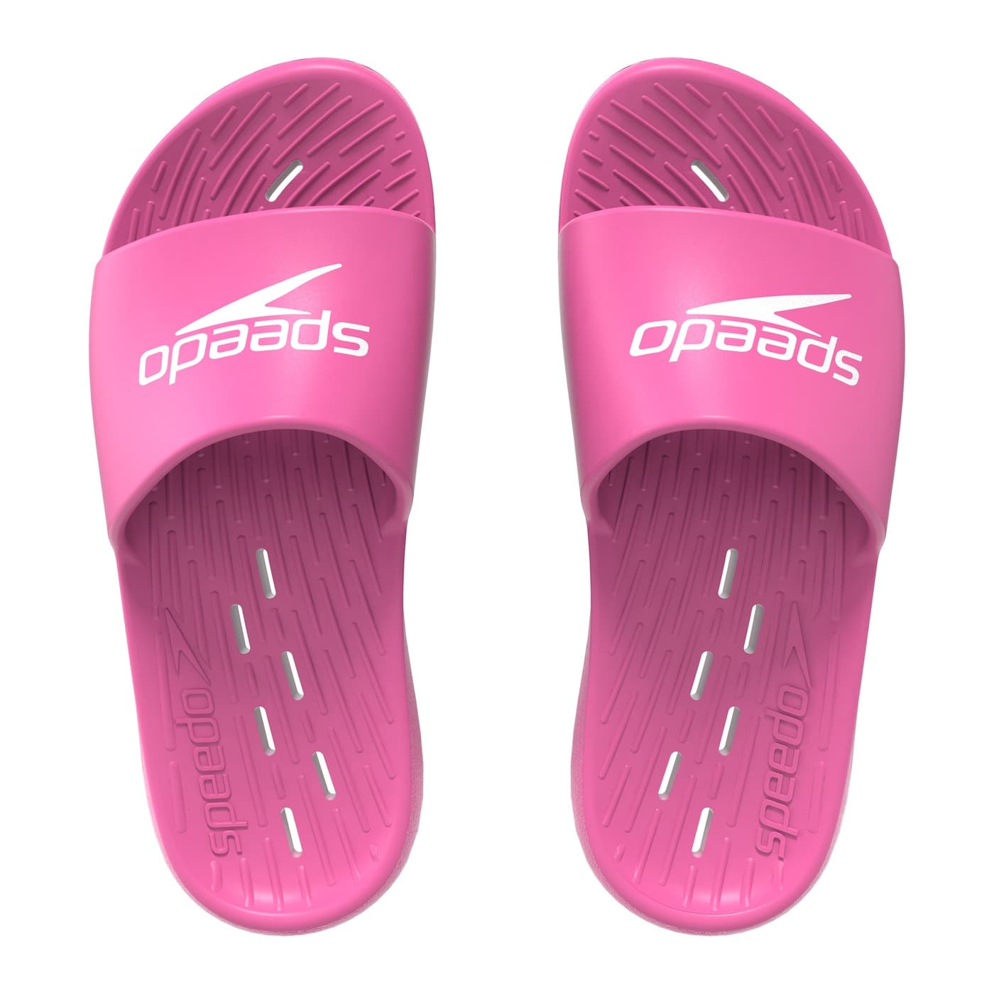 Dziecięce klapki Speedo Slides One Piece Junior różowo-białe rozmiar 31