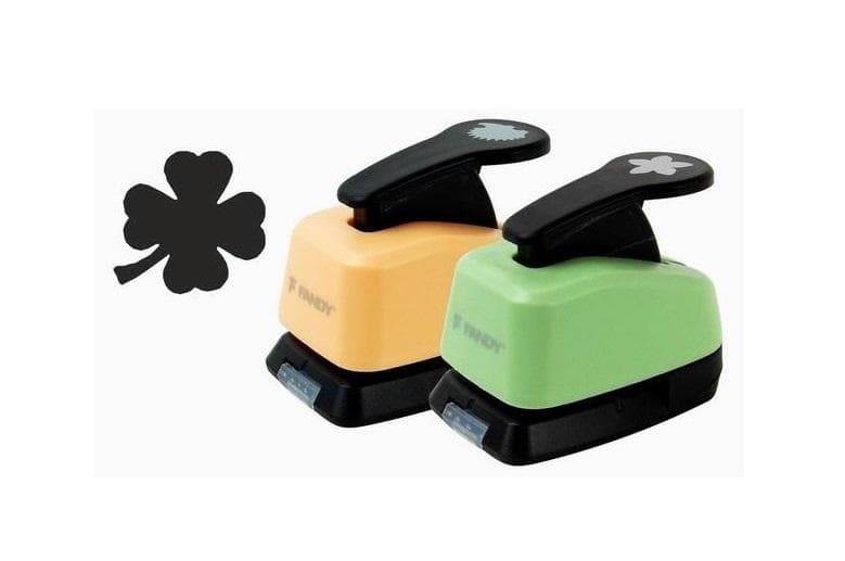 Dziurkacz ozdobny koniczyna 16mm mix kolorów