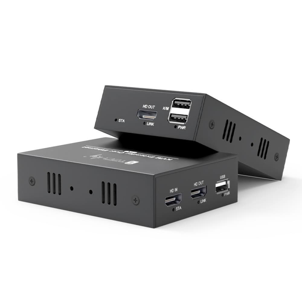 Ekstender KVM HDMI/USB 1080P60Hz do 100m po skrętce Kat6 Techly