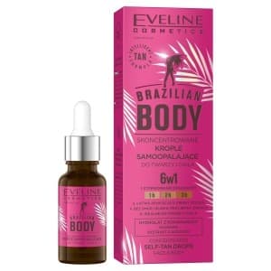 Eveline Brazilbody krople opalające do ciała 6w1 18 ml