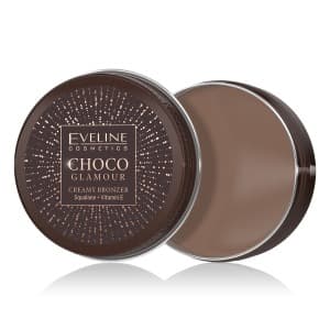 Eveline Choco Glamour Bronzer do twarzy w kremie nr 02
