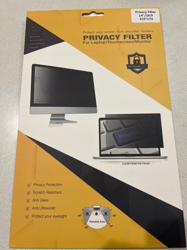Filtr prywatyzujący do laptopa 14 cali 3M Flip 16:10
