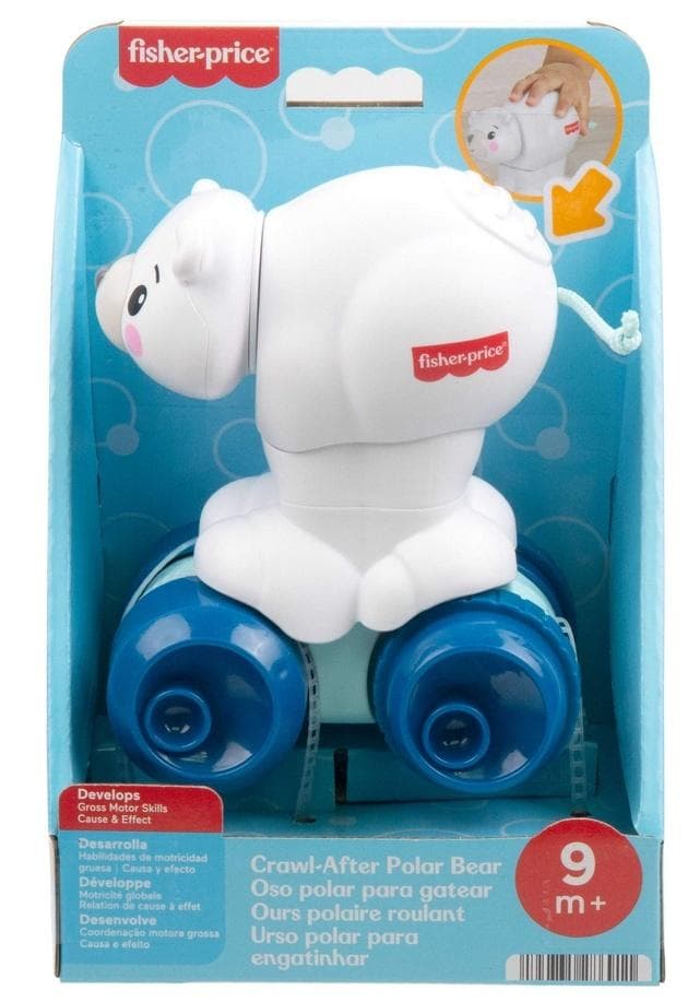 Interaktywny miś polarny Fisher-Price do raczkowania