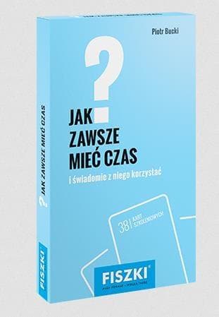 Fiszki edukacyjne Jak zawsze mieć czas? 38 kart