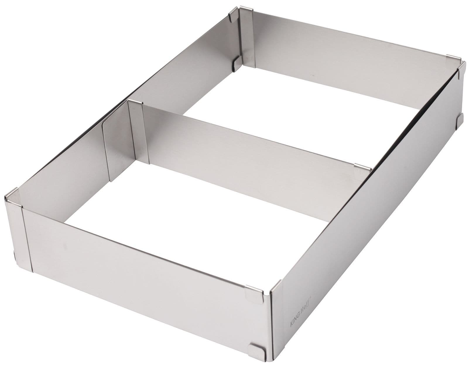 Forma do ciasta kwadratowa regulowana stalowa