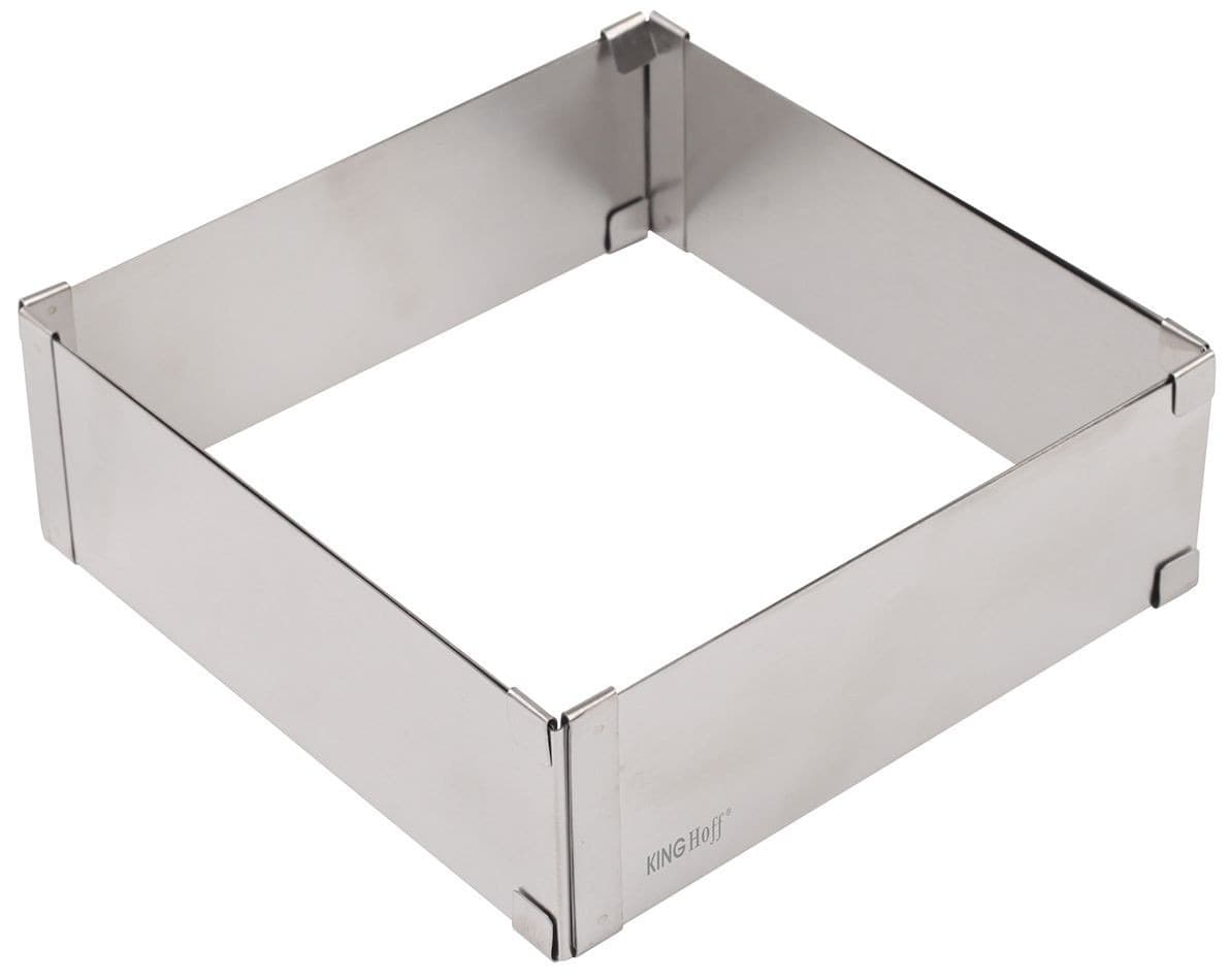 Forma do ciasta prostokątna regulowana stalowa 15,5-28 cm